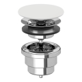 Villeroy & Boch 680800RW - Tvättställsavlopp vit/blank krom