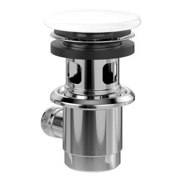 Villeroy & Boch 68100001 - Bottenventil för tvättställ vit/blank krom