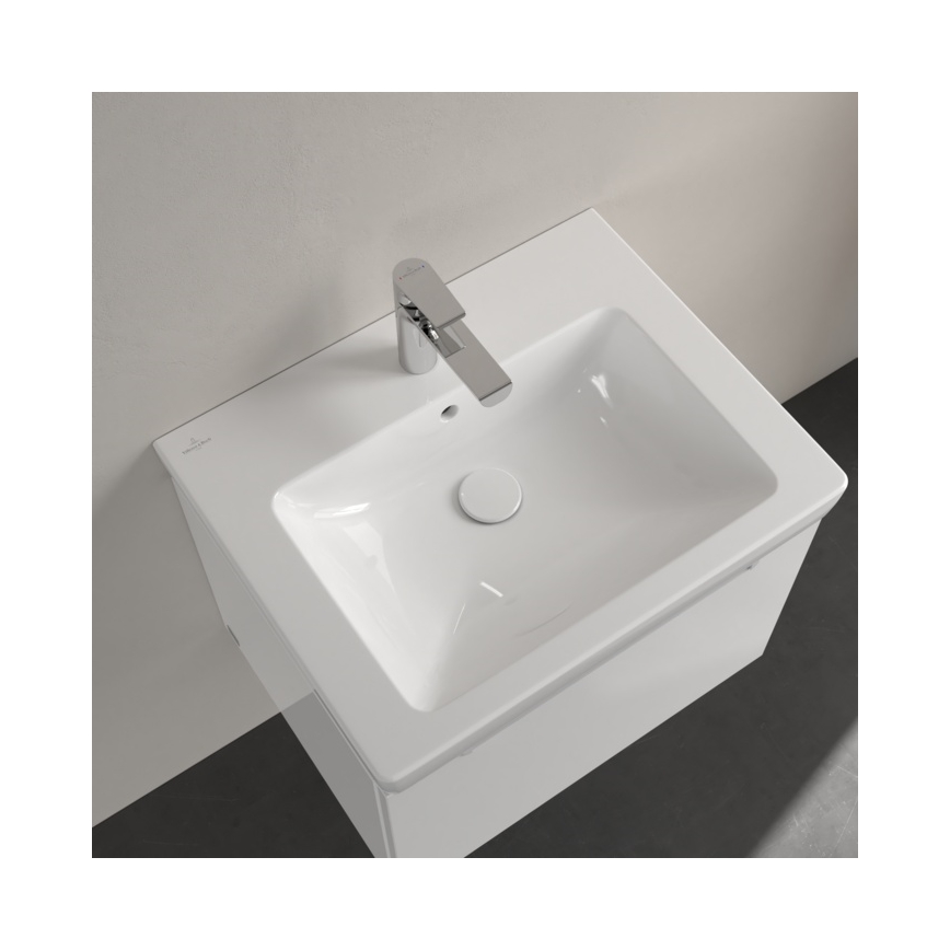 Villeroy & Boch 7113F001 - Väggmonterat tvättställ SUBWAY 2.0 60 x 47 cm, keramik/vit