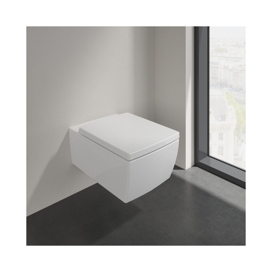 Villeroy & Boch 8M24S101 - Mjukstängande toalettsits MEMENTO 2.0 vit