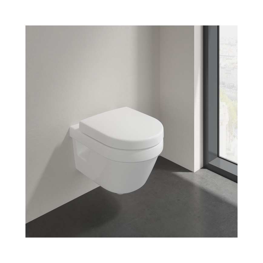 Villeroy & Boch 8M42S101 - Toalettsits SoftClose SUBWAY 3.0 vit