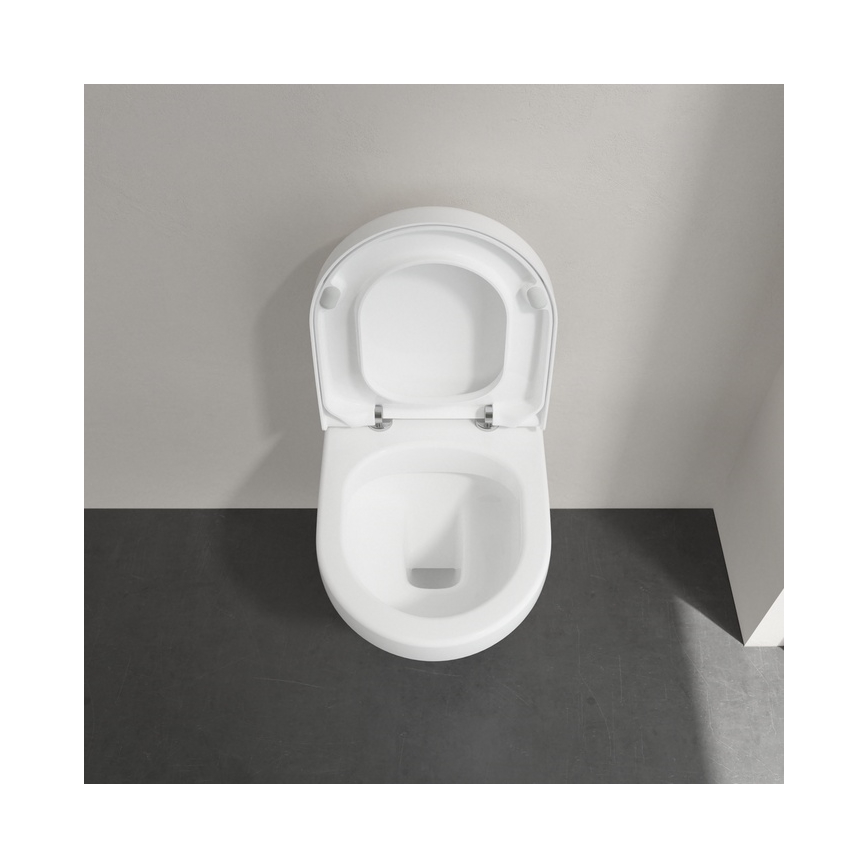 Villeroy & Boch 8M42S101 - Toalettsits SoftClose SUBWAY 3.0 vit