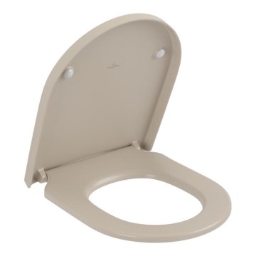 Villeroy & Boch 8M42S1AM - Toalettsits SoftClose SUBWAY 3.0 beige
