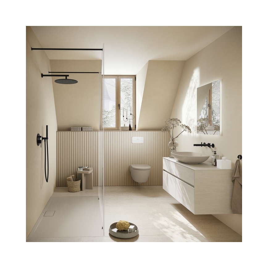 Villeroy & Boch 8M42S1AM - Toalettsits SoftClose SUBWAY 3.0 beige