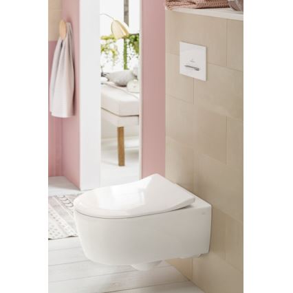Villeroy & Boch 92216168 - VICONNECT spolknapp vit/polerad krom