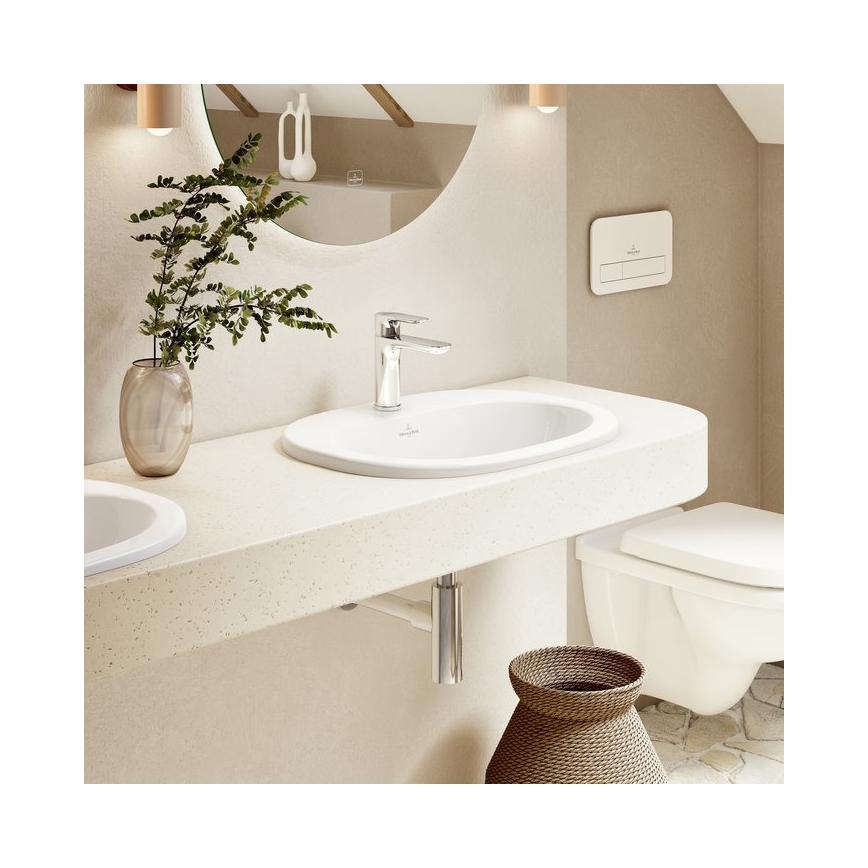 Villeroy & Boch 922400RE - Spolknapp VICONNECT blank vit