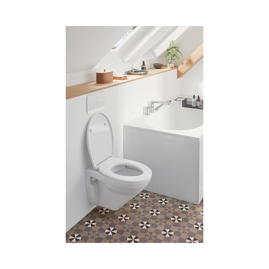 Villeroy & Boch 922400RE - Spolknapp VICONNECT blank vit