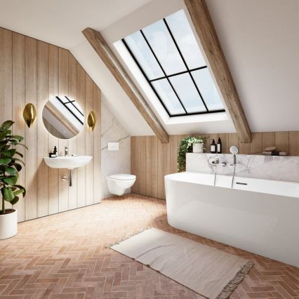 Villeroy & Boch 922400RE - Spolknapp VICONNECT blank vit