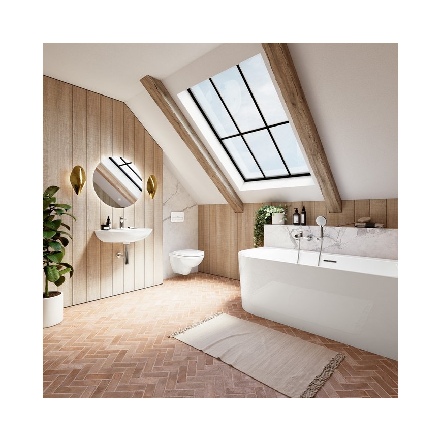 Villeroy & Boch 922400RE - Spolknapp VICONNECT blank vit