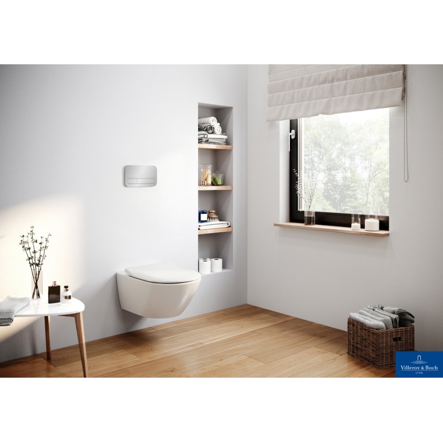 Villeroy & Boch 92249061 - Spolknapp VICONNECT i blank krom