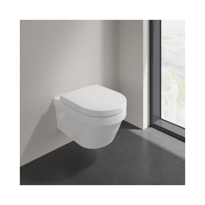Villeroy & Boch 98M9C101 - Toalettsits SoftClose ARCHITECTURA vit