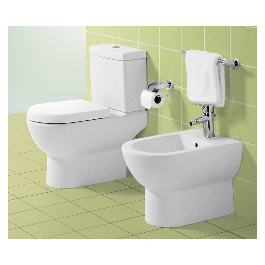 Villeroy & Boch 9M55S101 - Toalettsits SoftClose SUBWAY vit