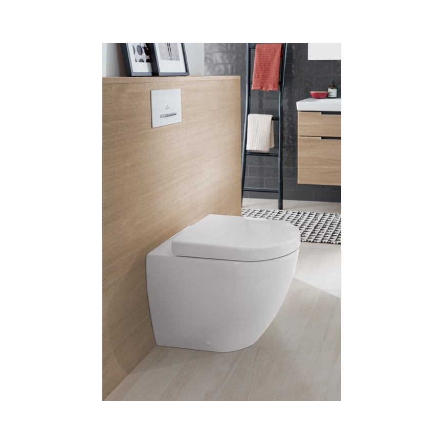Villeroy & Boch 9M68Q101 - Toalettsits SUBWAY 2.0 vit