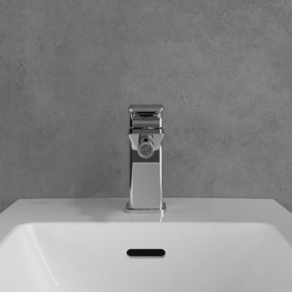 Villeroy & Boch TVB11200100061 - Bidettblandare + bottenventil SUBWAY 3.0 blank krom