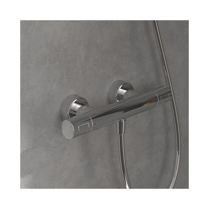 Villeroy & Boch TVS00001700061 - Termostatisk duschblandare TAPS&FITINGS blank krom