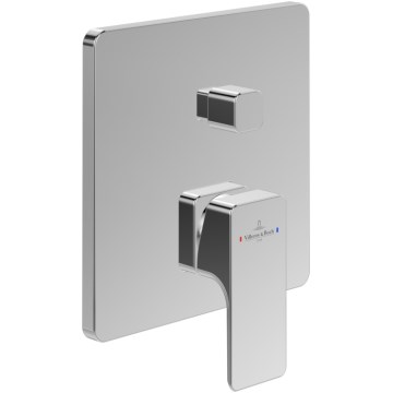 Villeroy & Boch TVS11200300061 - Badkars-/duschblandare SUBWAY 3.0, blank krom