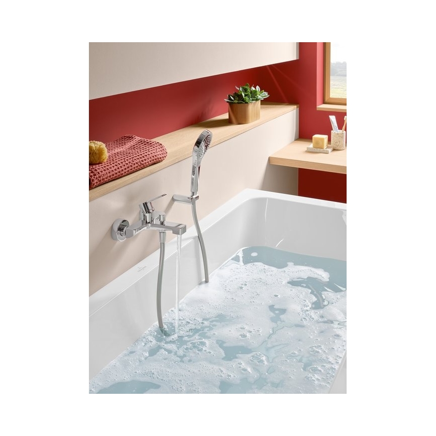 Villeroy & Boch TVT10300200061 - Badkarsblandare ARCHITECTURA blank krom