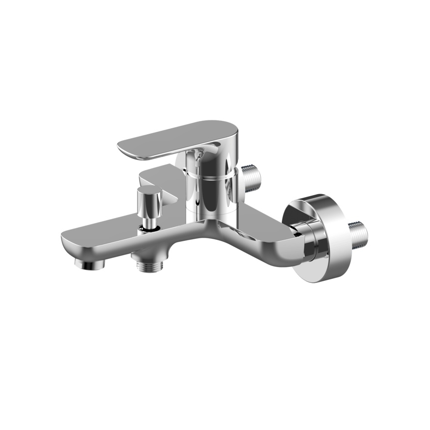 Villeroy & Boch TVT10400100061 - O.NOVO badkarsblandare i blank krom