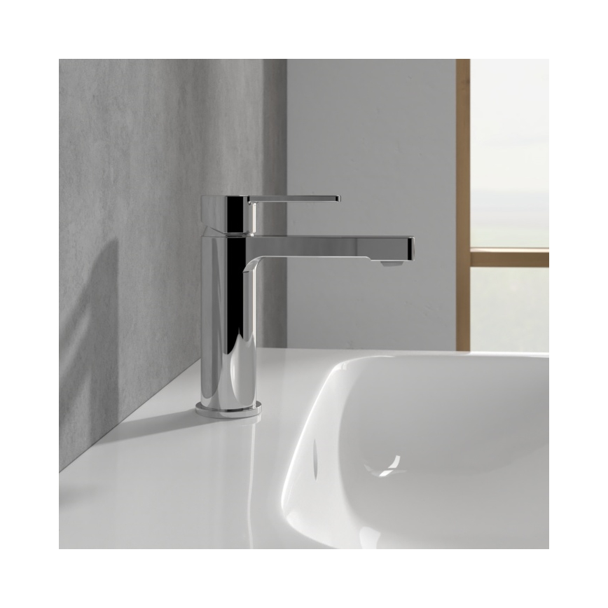 Villeroy & Boch TVW10300400161 - Tvättställsblandare ARCHITECTURA 16,4 cm, blank krom