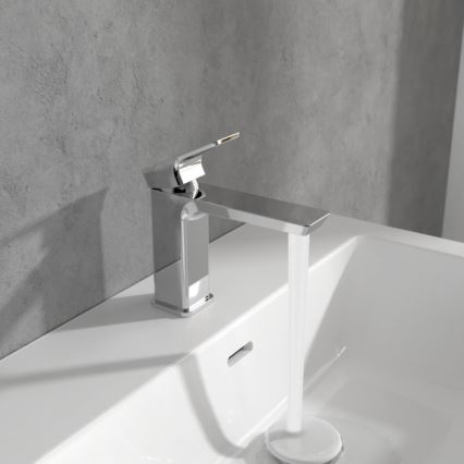 Villeroy & Boch TVW11200300061 - Tvättställsblandare SUBWAY 15,5 cm blank krom