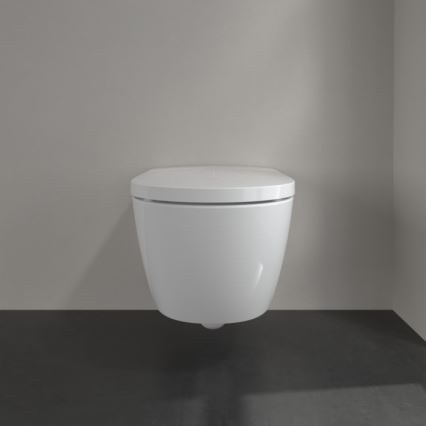 Villeroy & Boch V0E100R1 - Väggmonterad bidé med SoftClose VICLEAN-sits, keramik/vit +fjärrkontroll