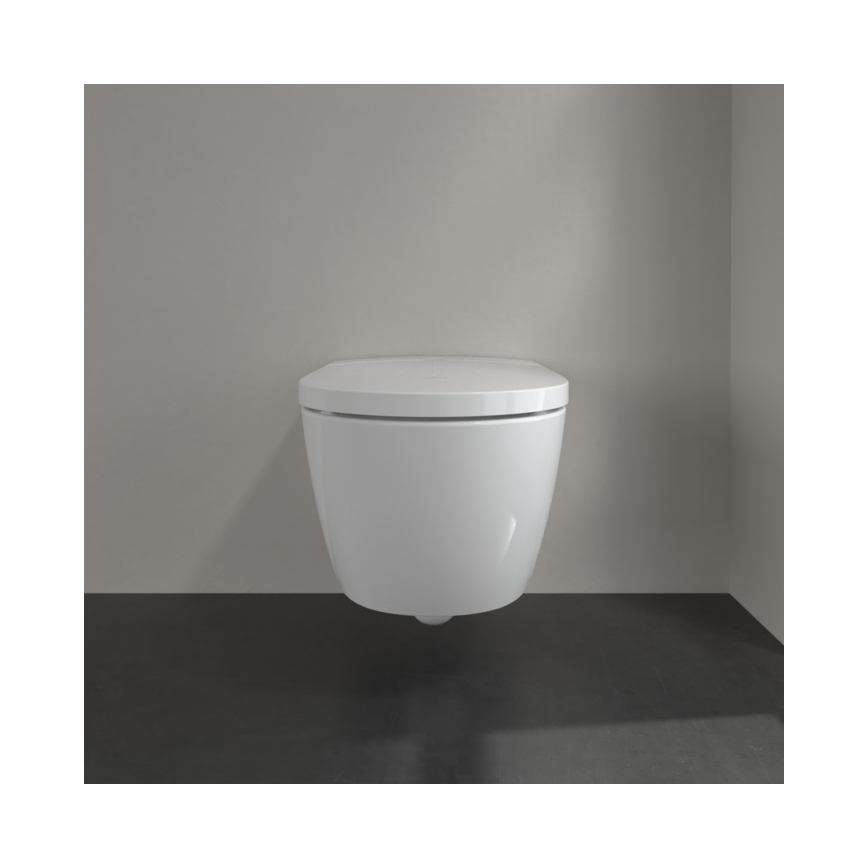 Villeroy & Boch V0E100R1 - Väggmonterad bidé med SoftClose VICLEAN-sits, keramik/vit +fjärrkontroll