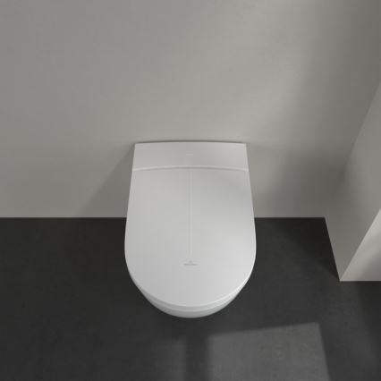 Villeroy & Boch V0E100R1 - Väggmonterad bidé med SoftClose VICLEAN-sits, keramik/vit +fjärrkontroll