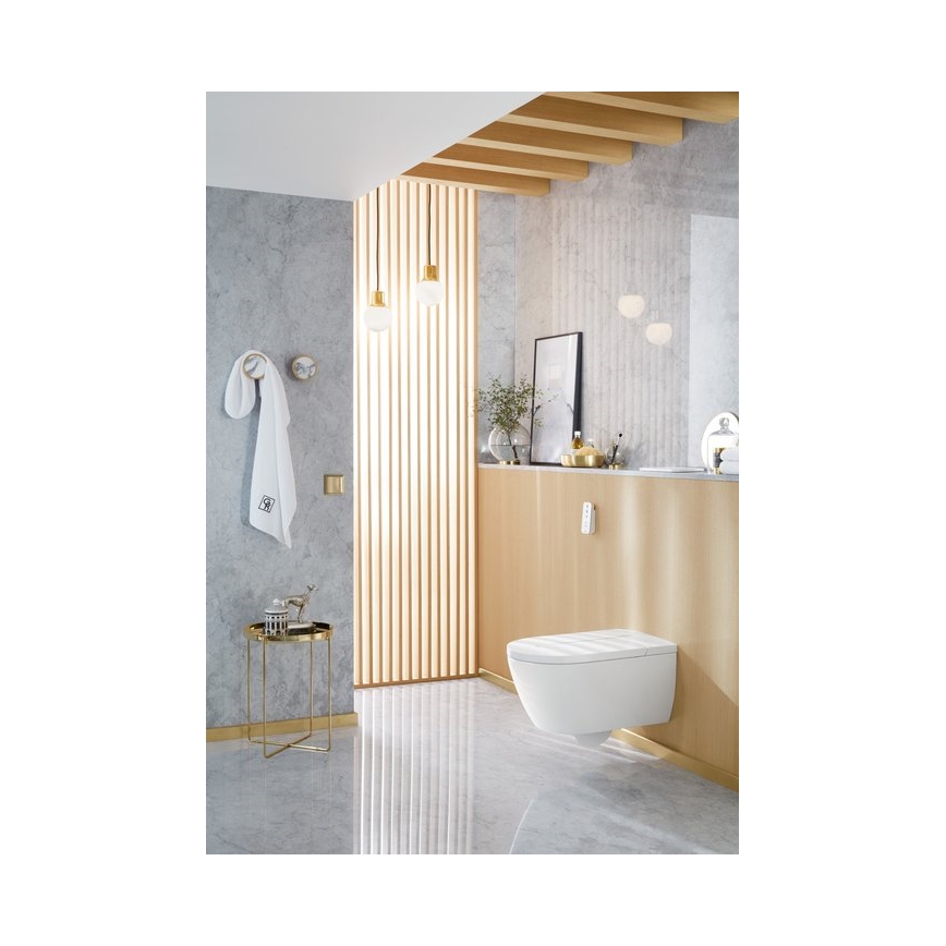 Villeroy & Boch V0E100R1 - Väggmonterad bidé med SoftClose VICLEAN-sits, keramik/vit +fjärrkontroll