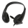 VinREDA hörlurar med mikrofon svart