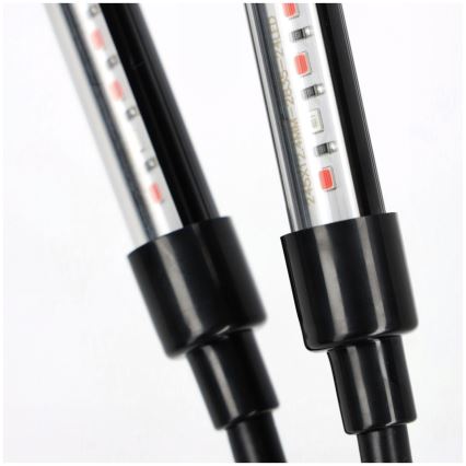 LED Dimbart flexibelt skrivbordslampa med klämma för växtodling VITARO 3xLED/10W/230V svart