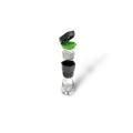 Vitility - 5-i-1 tablettdispenser och tablettdelare, svart
