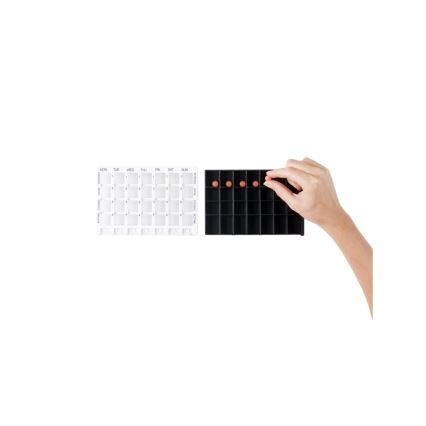 Vitility - Veckodosett vit/svart