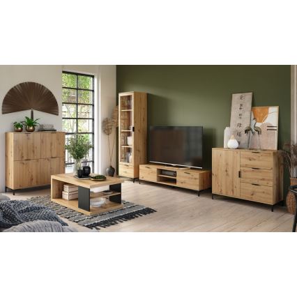 Vitrinskåp LORA i Artisan-ek