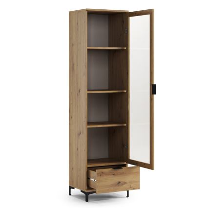 Vitrinskåp LORA i Artisan-ek