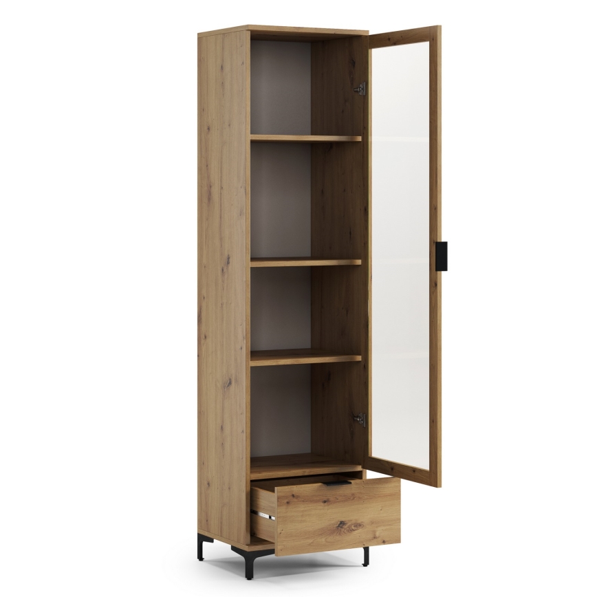 Vitrinskåp LORA i Artisan-ek