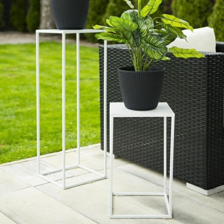 Växtställ 40x24 cm vit