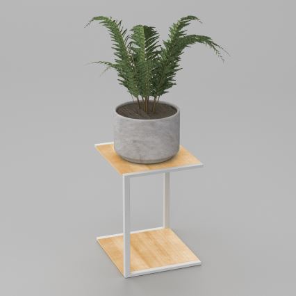 Blomsterställ 40x30x34 cm vit