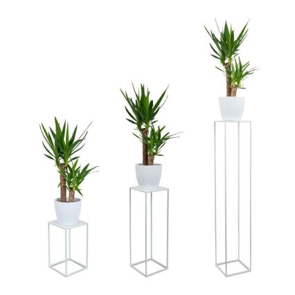 Växtställ 70x24 cm vit