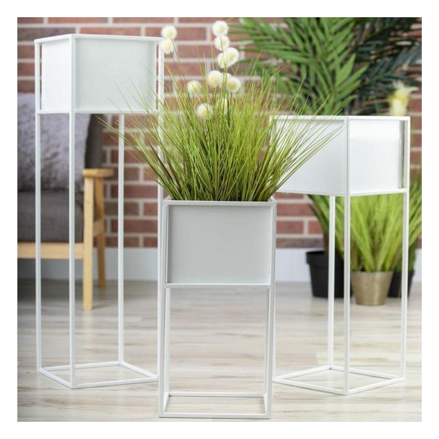 Växtställ 90x24 cm vit