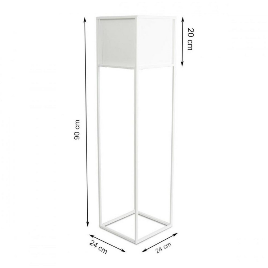 Växtställ 90x24 cm vit