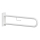 Vitt stödhandtag 10x25 cm