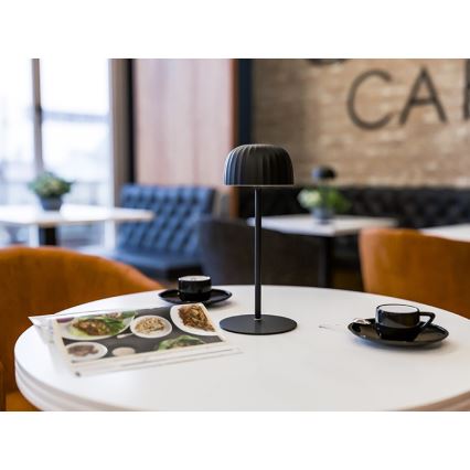 LED Dimbart utomhusbordslampa med uppladdning VIVIEN LED/3W/5V 2700K 1600 mAh IP54 svart