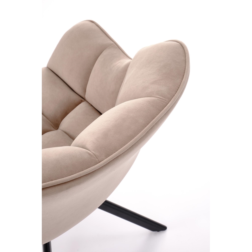 Vridbar matstol LUNE 1 st beige