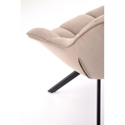Vridbar matstol LUNE 1 st beige
