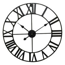 Wall clock 1xAA diameter 60 cm svart