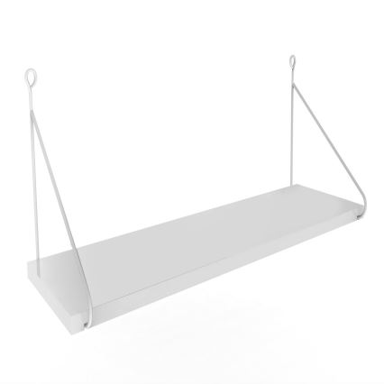 Wall shelf ARMONI 20x72 cm vit