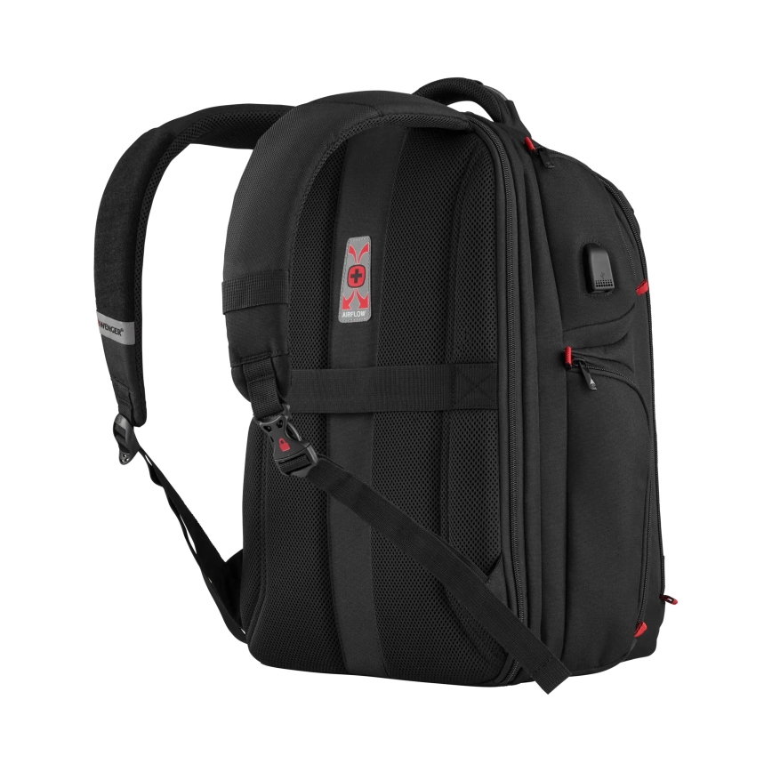 Wenger - Laptop ryggsäck 29 l 17,3'' med ficka för surfplatta 12 Spelare One svart