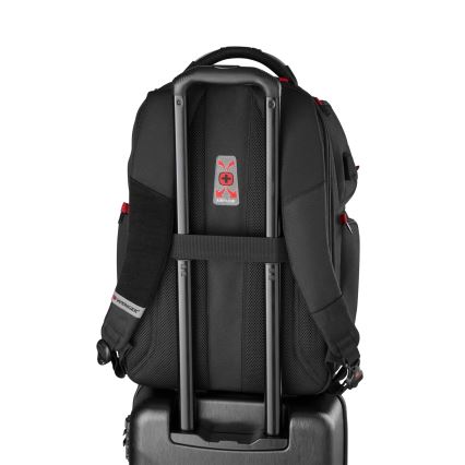 Wenger - Laptop ryggsäck 29 l 17,3'' med ficka för surfplatta 12 Spelare One svart