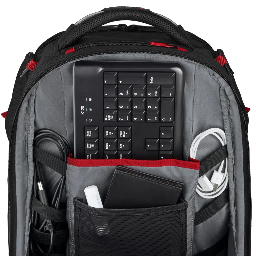 Wenger - Laptop ryggsäck 29 l 17,3'' med ficka för surfplatta 12 Spelare One svart