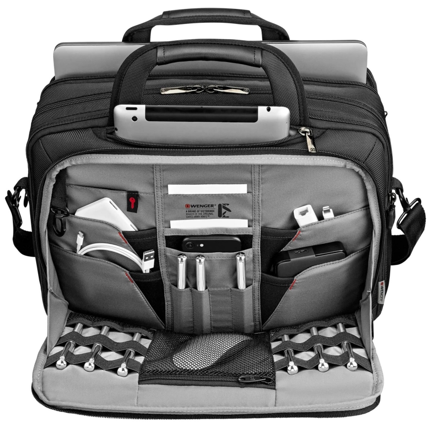 Wenger - Laptopväska 19 l 14-16 med ficka för surfplatta 10 BC Stjärna svart